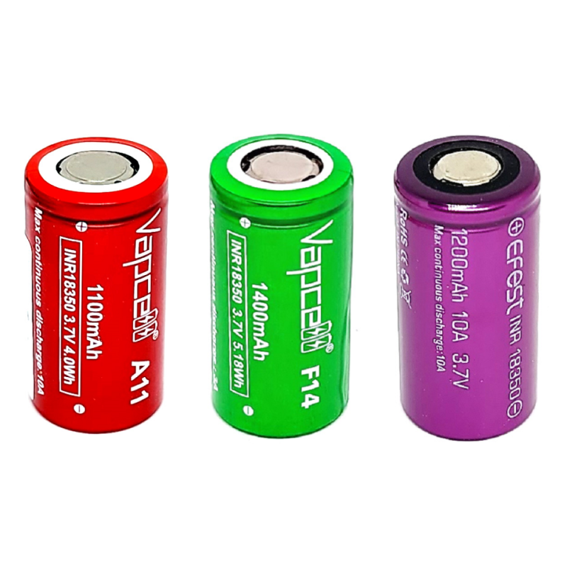 18350 Batteries - Rechargeable Li-ion 18350 Cells – MABD Electronics