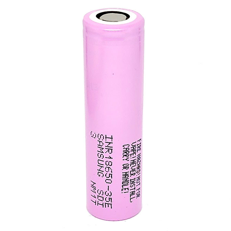 Samsung 18650 35E 8A 3500mAh Flat Top Rechargeable Battery MABD Electronics Samsung 18650 35E 8A 3500mAh Flat Top Rechargeable Battery MABD Electronics