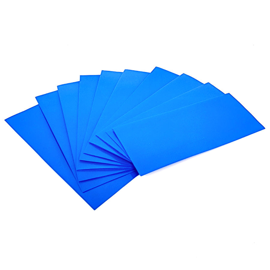 20700 PVC Heat Shrink Battery Wraps - Blue - Pack of 10
