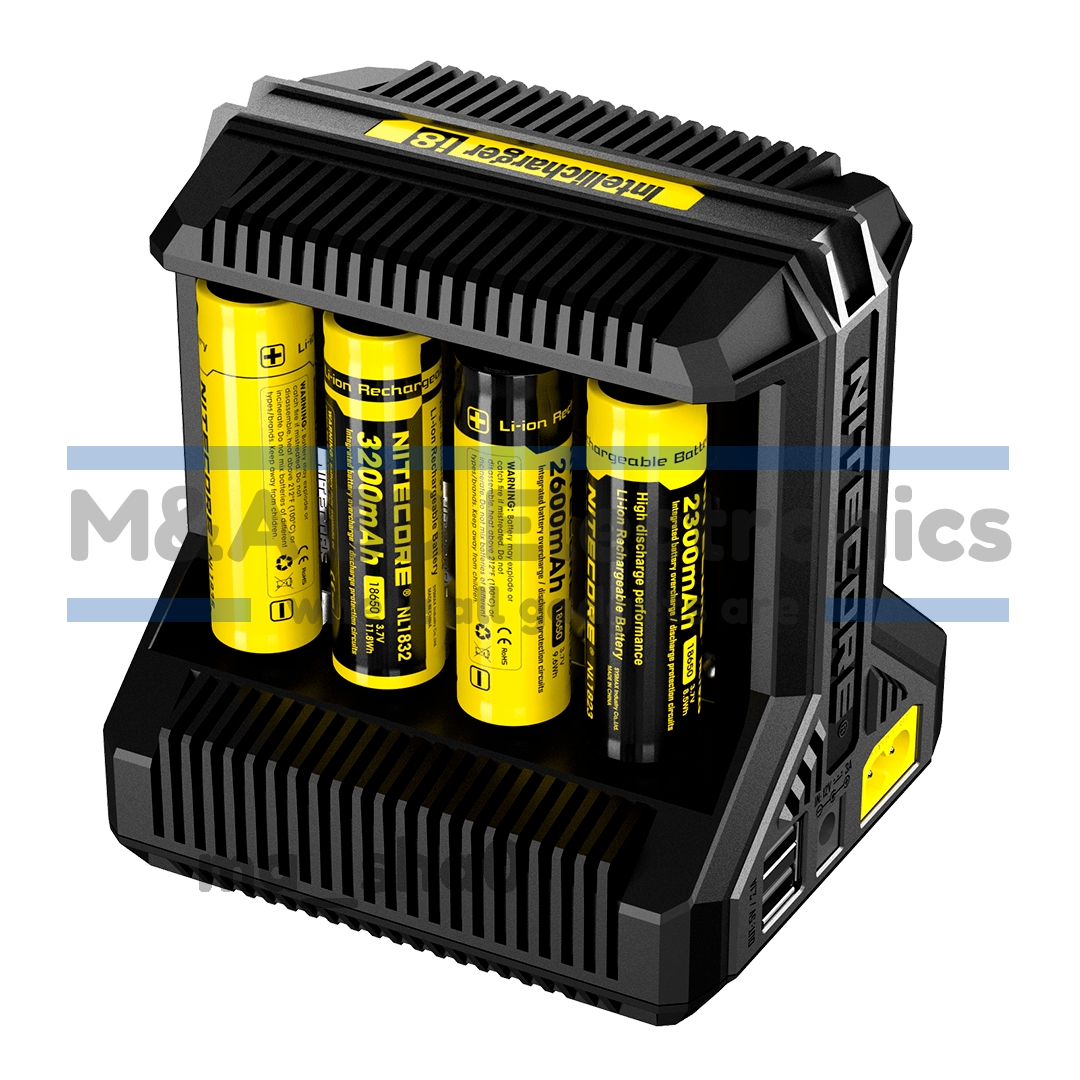 NITECORE i8 Intellicharger 8 Bay Rechargeable Battery Charger