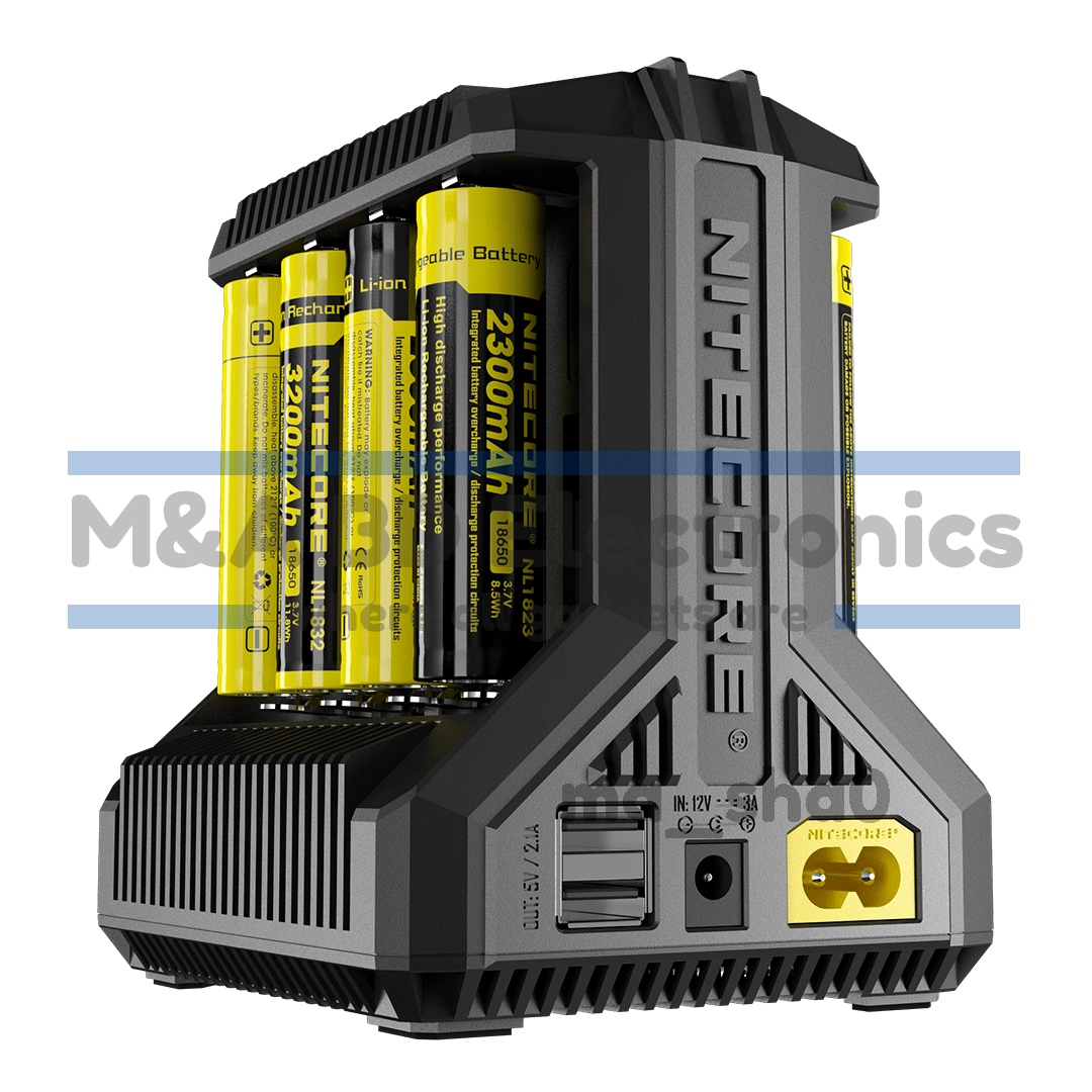 NITECORE i8 Intellicharger 8 Bay Rechargeable Battery Charger