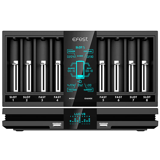Efest Luc V8 8 Bay Rechargeable Battery Charger