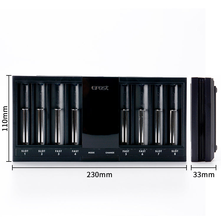 Efest Luc V8 Intelligent 8 Bay Rechargeable Battery Charger