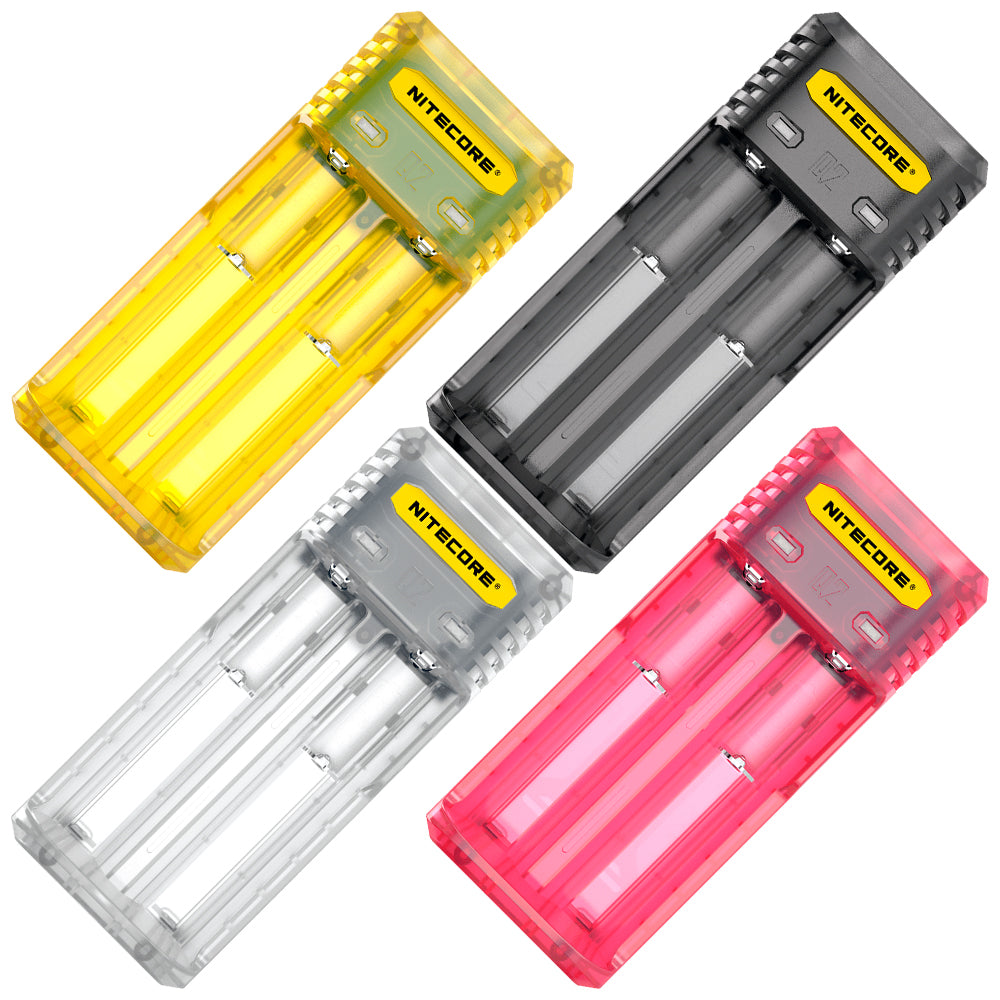 NITECORE Q2 Intellicharger Universal 2-Bay Smart Rechargeable Battery 2A Quick Charger