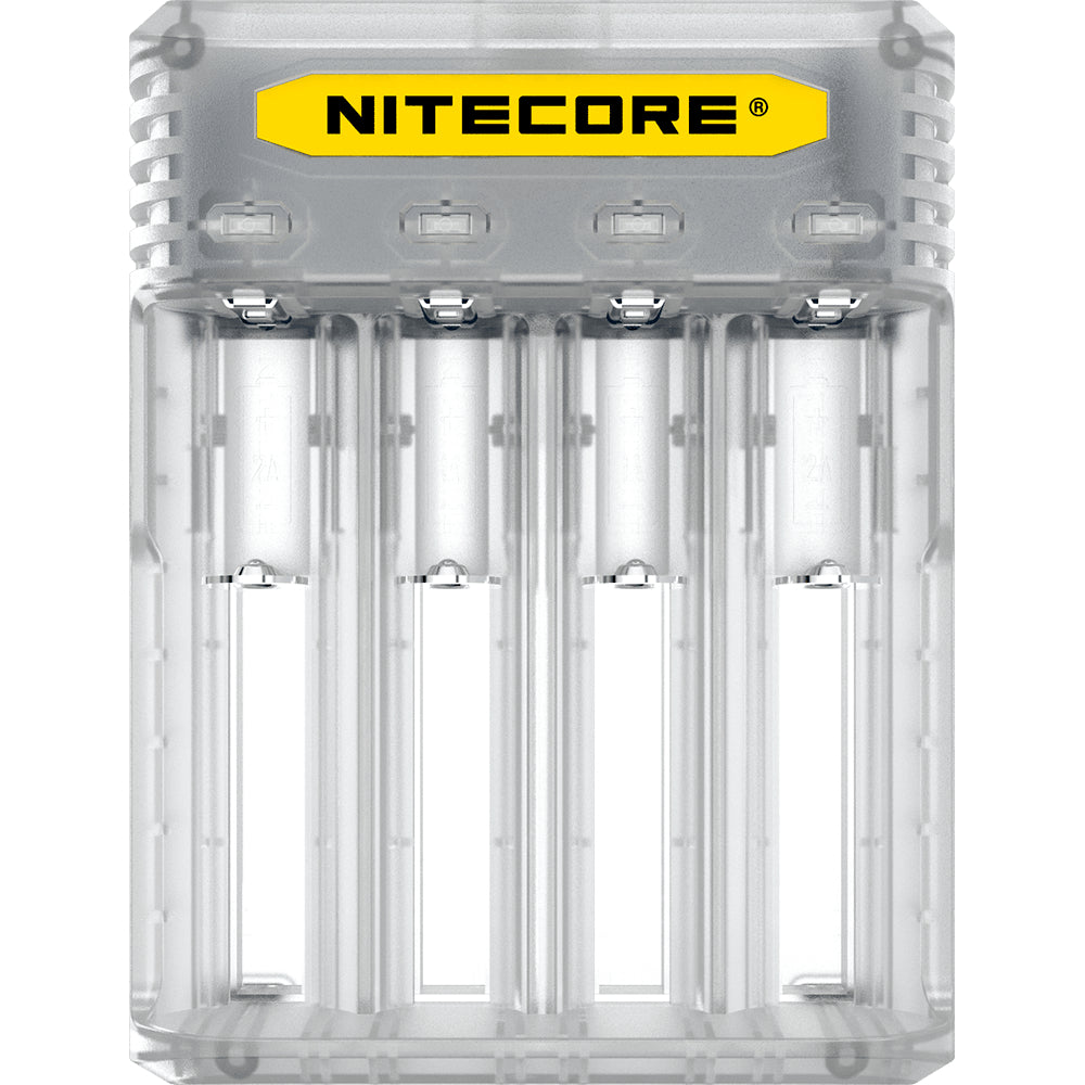 NITECORE Q4 Intellicharger Universal 4-Bay Smart Rechargeable Battery 2A Quick Charger Lemonade Color