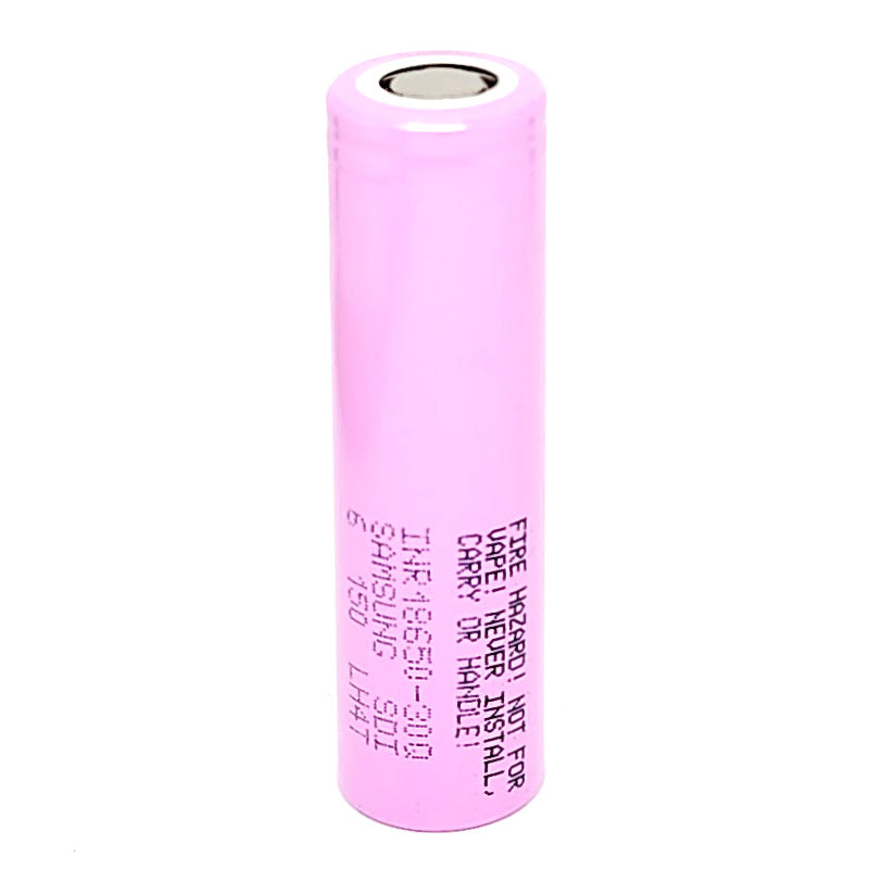 Samsung INR 18650 30Q 15A 3000mAh High Drain Flat Top Rechargeable Battery