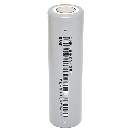 EVE INR 18650 35V 10.5A 3500mAh High Drain Flat Top Rechargeable Battery