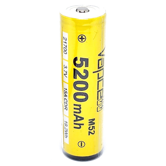 Vapcell M52 INR 21700 5200mAh Button Top Rechargeable Battery