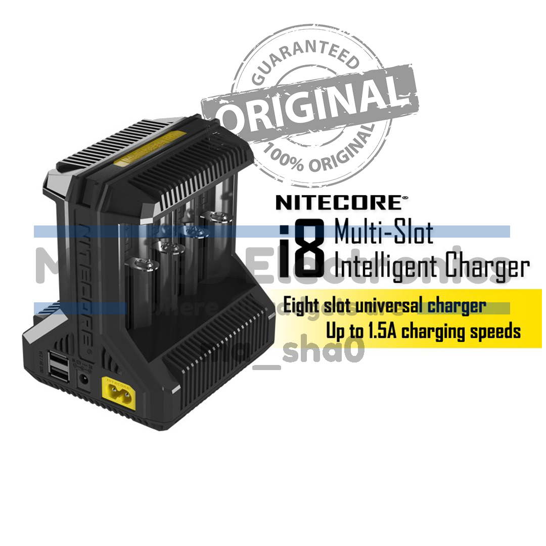 NITECORE i8 Intellicharger 8 Bay Rechargeable Battery Charger