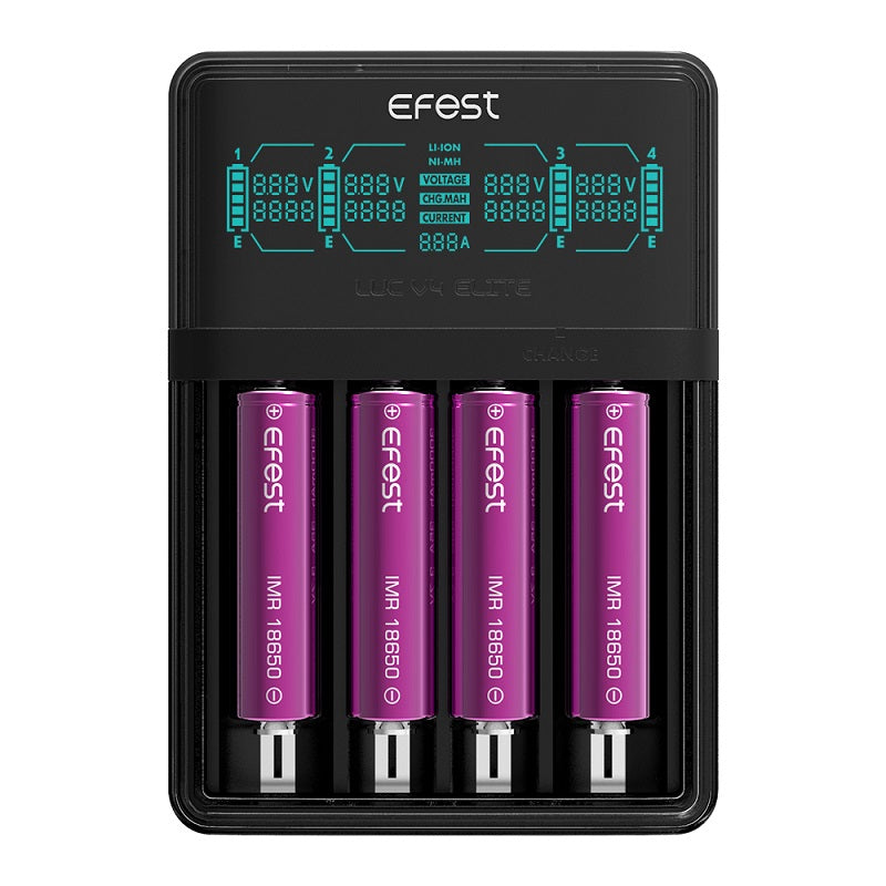 Efest Luc V4 Elite 4 Bay Rechargeable Battery Charger