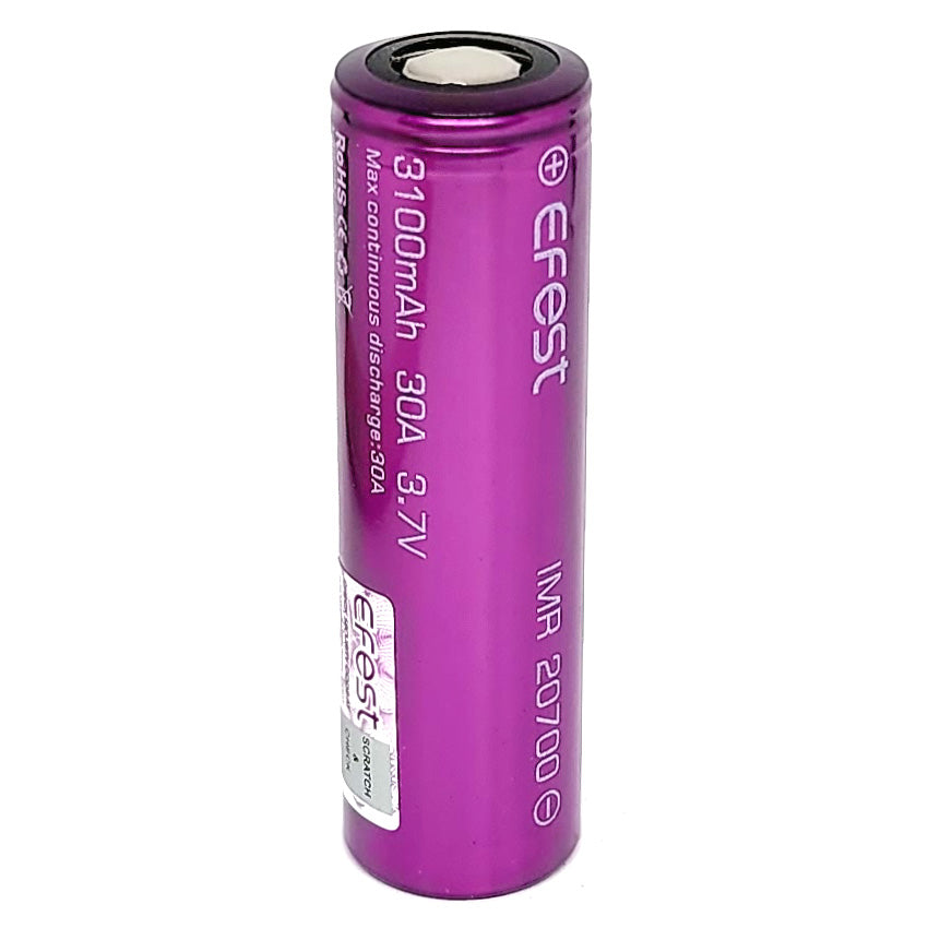 Efest IMR 20700 30A 3100mAh High Drain Flat Top Rechargeable Battery