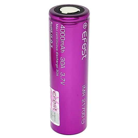 Efest IMR 21700 30A 4000mAh High Drain Flat Top Rechargeable Battery
