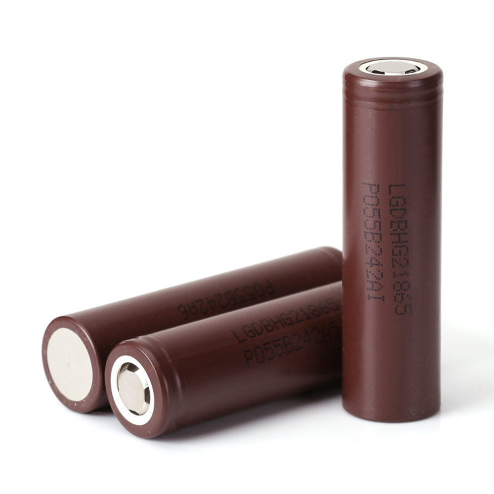 LG Chem INR 18650 HG2 20A 3000mAh High Drain Flat Top Rechargeable Battery