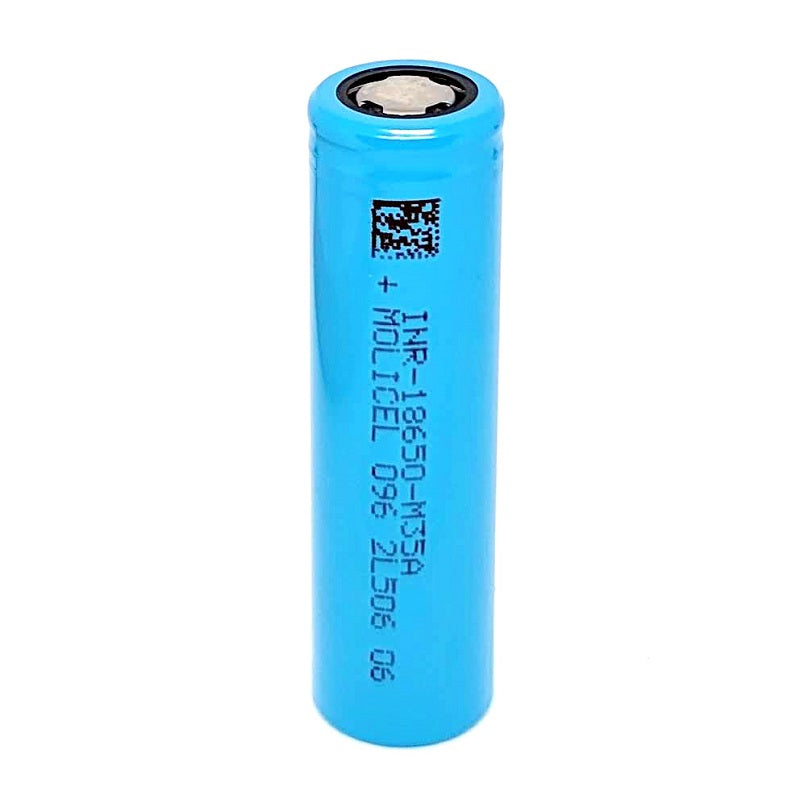 Molicel INR 18650 M35A 10A 3500mAh High Drain Flat Top Rechargeable Battery