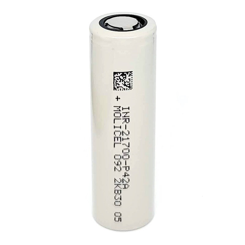 Molicel INR 21700 P42A 45A 4200mAh High Drain Flat Top Rechargeable Battery