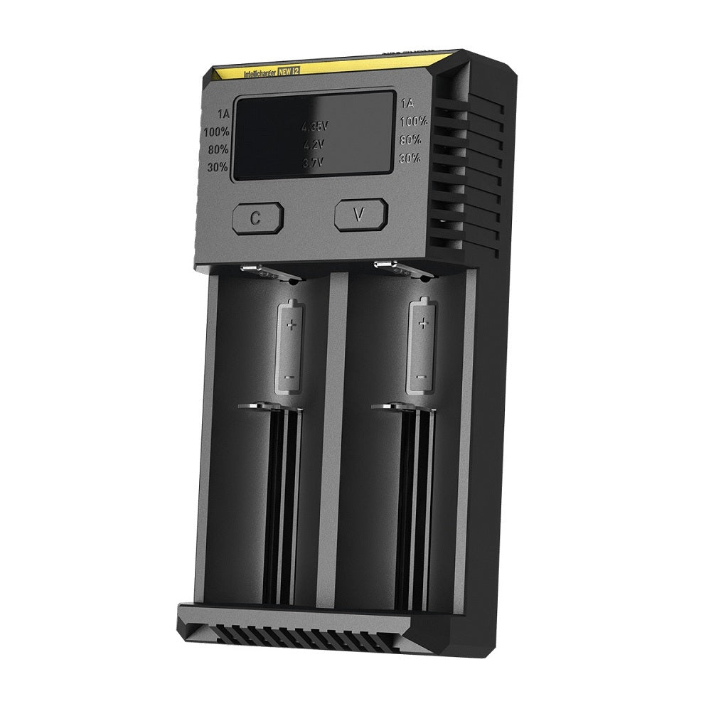 NITECORE New i2 Intellicharger Universal 2-Bay Smart Rechargeable Battery Charger