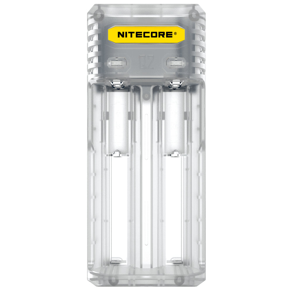 NITECORE Q2 Intellicharger Universal 2-Bay Smart Rechargeable Battery 2A Quick Charger Lemonade Color