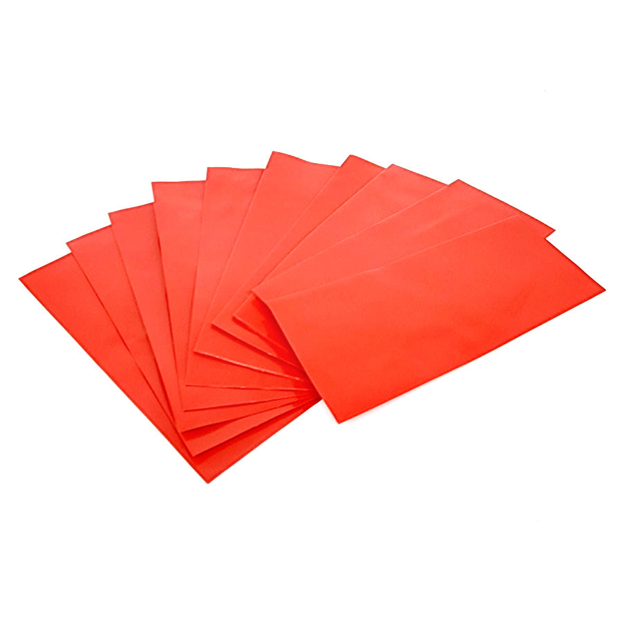 18650 PVC Heat Shrink Battery Wraps - Red - Pack of 10