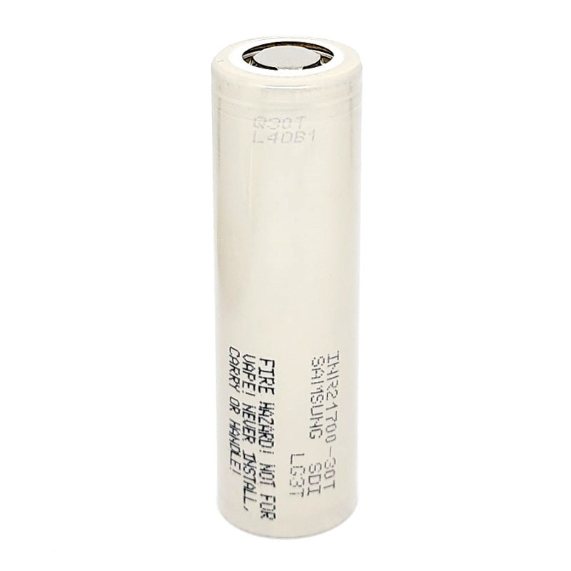 Samsung INR 21700 30T 35A 3000mAh High Drain Flat Top Rechargeable Battery