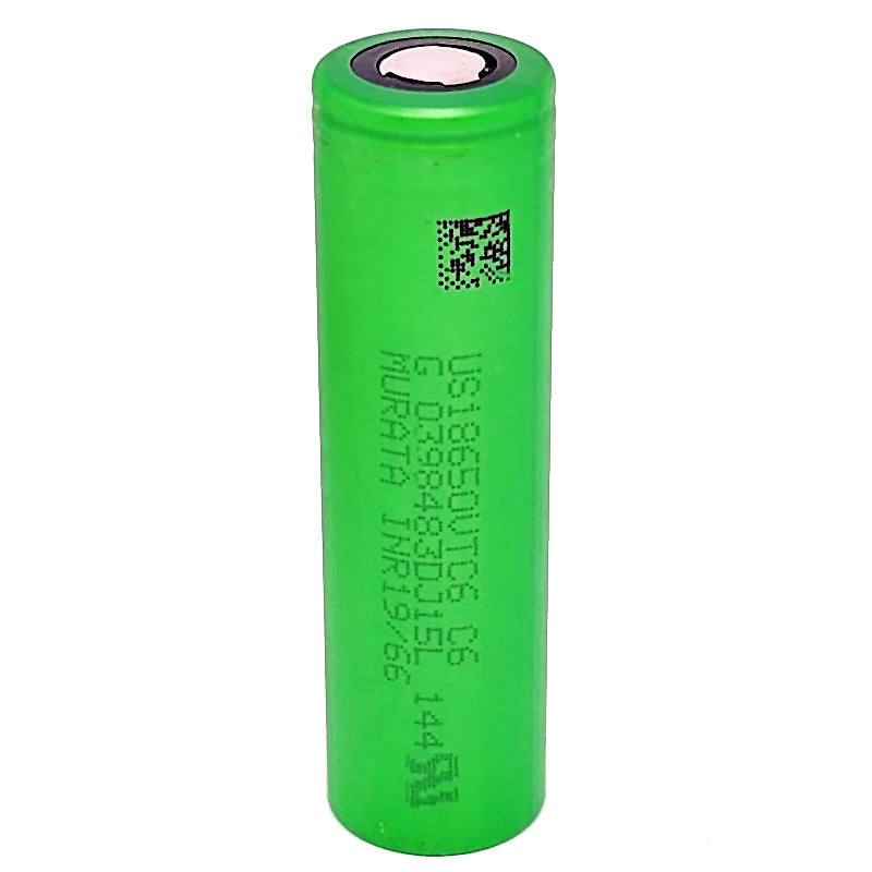 Sony Murata NMC 18650 VTC6 30A 3000mAh High Drain Flat Top Rechargeable Battery