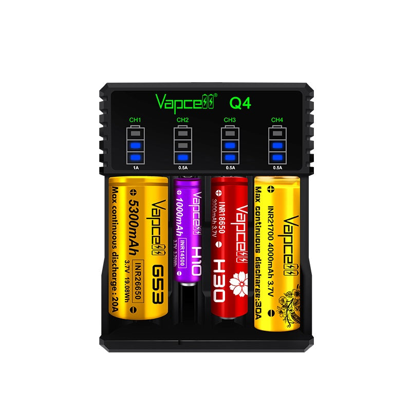 Vapcell Q4 4 Bay Rechargeable Battery Charger