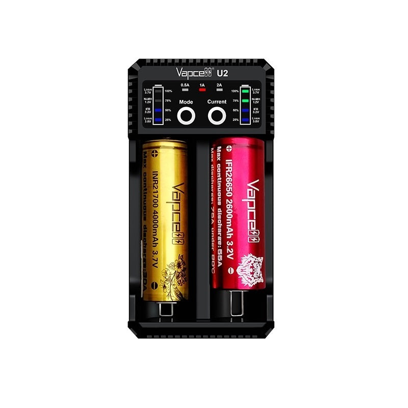 Vapcell U2 2A Rechargeable Battery Charger