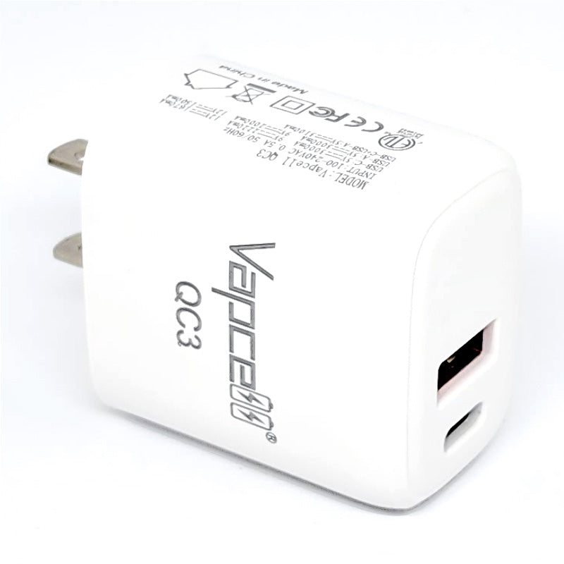 Vapcell Quick Charge 3.0 18W USB Wall Fast Charger Adapter